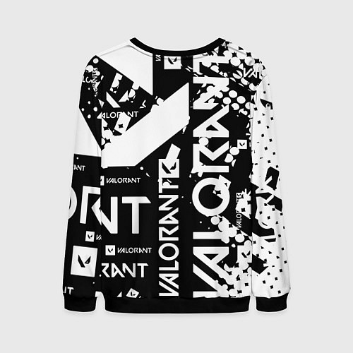 Мужской свитшот Valorant / 3D-Черный – фото 2