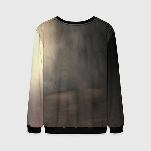 Мужской свитшот Милый во Франксе / 3D-Черный – фото 2