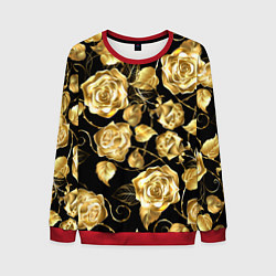 Свитшот мужской Golden Roses, цвет: 3D-красный