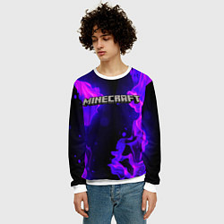 Свитшот мужской MINECRAFT, цвет: 3D-белый — фото 2