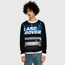 Свитшот мужской LAND ROVER, цвет: 3D-белый — фото 2