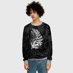 Свитшот мужской ЭЛЛИ ТАТУИРОВКА, цвет: 3D-меланж — фото 2