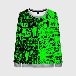 Свитшот мужской BILLIE EILISH БИЛЛИ АЙЛИШ, цвет: 3D-меланж