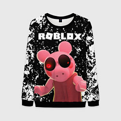 Свитшот мужской Roblox Piggy, цвет: 3D-черный