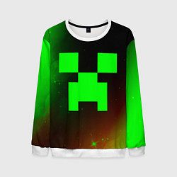Свитшот мужской MINECRAFT МАЙНКРАФТ, цвет: 3D-белый