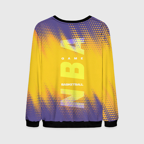 Мужской свитшот Los Angeles Lakers / 3D-Черный – фото 2