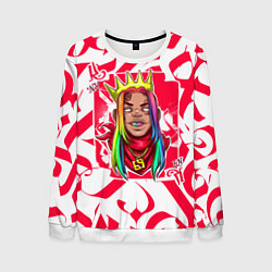 Свитшот мужской 6ix9ine Tekashi, цвет: 3D-белый