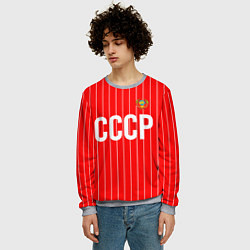 Свитшот мужской Форма сборной СССР, цвет: 3D-меланж — фото 2