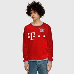 Свитшот мужской FC Bayern Munchen, цвет: 3D-меланж — фото 2