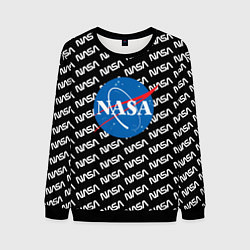 Свитшот мужской NASA, цвет: 3D-черный