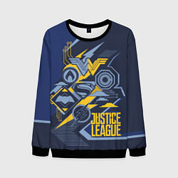 Свитшот мужской Justice League, цвет: 3D-черный