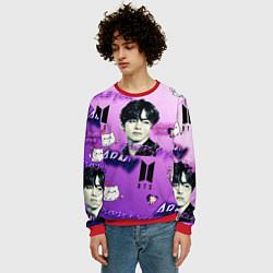 Свитшот мужской I purple you, цвет: 3D-красный — фото 2