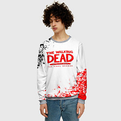 Свитшот мужской Ходячие мертвецы, цвет: 3D-меланж — фото 2