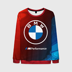 Свитшот мужской BMW БМВ, цвет: 3D-красный