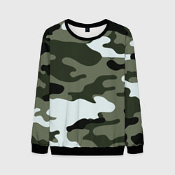 Свитшот мужской Camouflage 2, цвет: 3D-черный