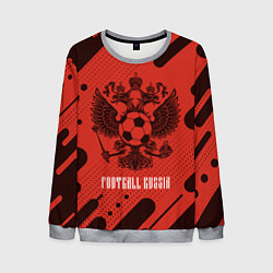 Свитшот мужской FOOTBALL RUSSIA Футбол, цвет: 3D-меланж