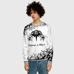 Свитшот мужской КОРОЛЬ И ШУТ, цвет: 3D-меланж — фото 2
