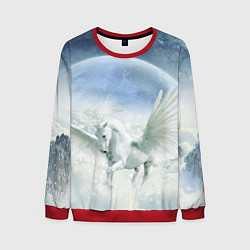 Свитшот мужской Пегас, цвет: 3D-красный