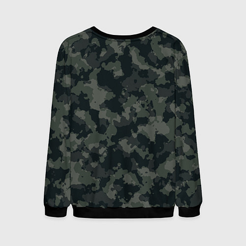 Мужской свитшот Akhmat fight club / 3D-Черный – фото 2