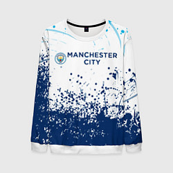 Свитшот мужской Manchester City, цвет: 3D-белый