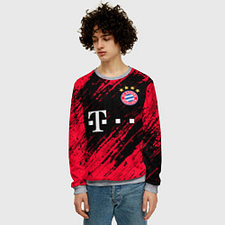 Свитшот мужской BAYERN MUNCHEN БАВАРИЯ, цвет: 3D-меланж — фото 2