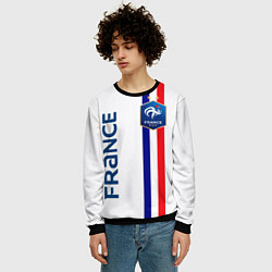 Свитшот мужской СБОРНАЯ ФРАНЦИЯ, цвет: 3D-черный — фото 2