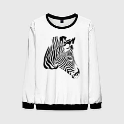 Свитшот мужской Zebra, цвет: 3D-черный