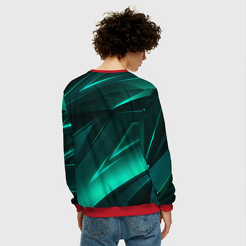 Мужской свитшот Lexus / 3D-Красный – фото 4