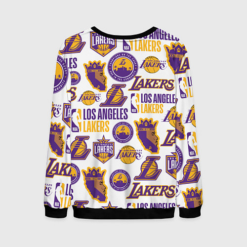 Мужской свитшот LAKERS LOGO / 3D-Черный – фото 2