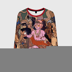 Свитшот мужской BRING ME THE HORIZON ART, цвет: 3D-красный