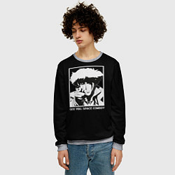 Свитшот мужской Увидимся, ковбой, цвет: 3D-меланж — фото 2