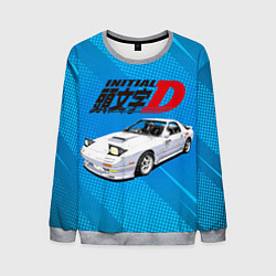 Свитшот мужской INITIAL D, цвет: 3D-меланж