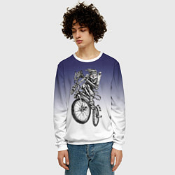 Свитшот мужской BMX, цвет: 3D-белый — фото 2