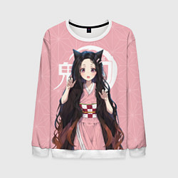 Свитшот мужской Nezuko, цвет: 3D-белый