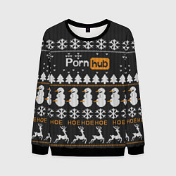 Мужской свитшот Christmas PornHub
