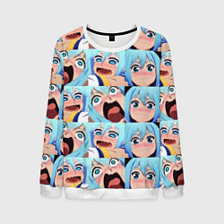 Мужской свитшот Аква Коносуба Aqua Konosuba