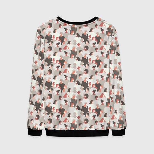 Мужской свитшот КоронаВирус / 3D-Черный – фото 2