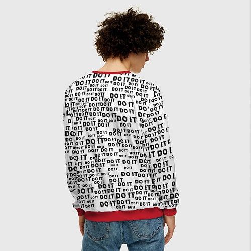 Мужской свитшот Люси / 3D-Красный – фото 4