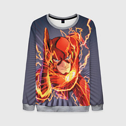 Свитшот мужской The Flash, цвет: 3D-меланж