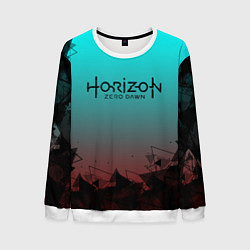 Свитшот мужской HORIZON ZERO DAWN, цвет: 3D-белый