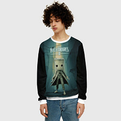 Свитшот мужской Little Nightmares, цвет: 3D-белый — фото 2