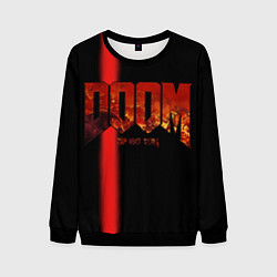 Свитшот мужской Doom Rip and Tear, цвет: 3D-черный