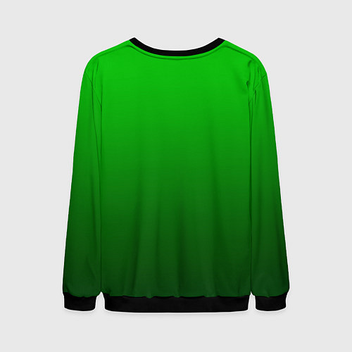 Мужской свитшот Земляной анимешный дракон / 3D-Черный – фото 2