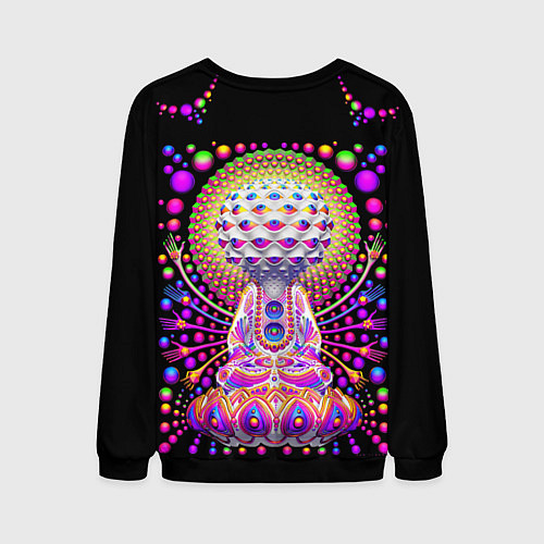 Мужской свитшот Чакра / 3D-Черный – фото 2