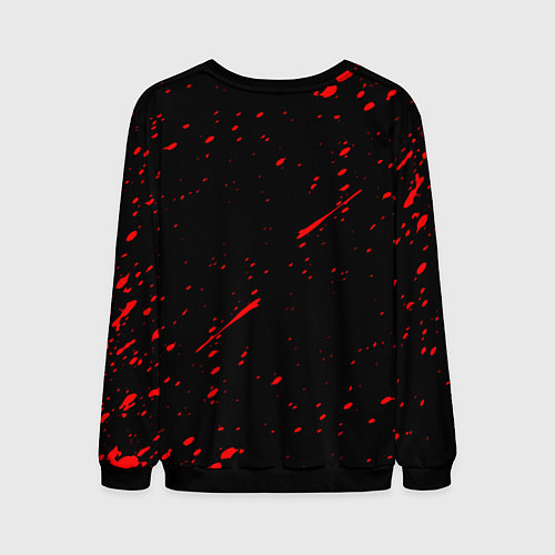 Мужской свитшот ЧЕРНЫЙ КЛЕВЕР АНИМЕ, / 3D-Черный – фото 2