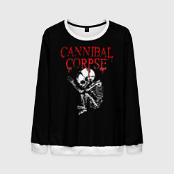 Свитшот мужской Cannibal Corpse 1, цвет: 3D-белый