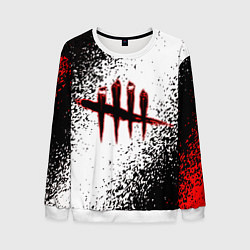 Свитшот мужской Dead by Daylight, цвет: 3D-белый