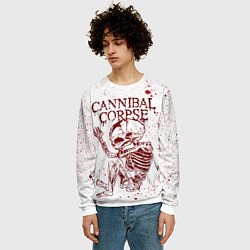 Свитшот мужской Cannibal Corpse, цвет: 3D-белый — фото 2