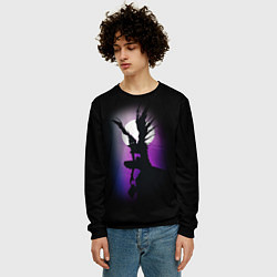 Свитшот мужской DEATH NOTE ТЕТРАДЬ СМЕРТИ, цвет: 3D-черный — фото 2