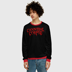 Свитшот мужской Cannibal Corpse, цвет: 3D-красный — фото 2